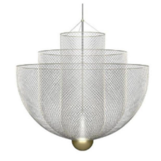 52090 Висечка светилка OBELIX LED 12W 3000K Златно и Метал LUXEN 